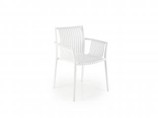 K492 műanyag kerti szék - fehér