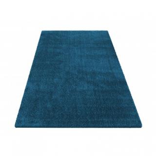 Kék ENZO puha shaggy szőnyeg Méret: 80x150 cm