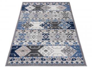 Kék LINETT keleti stílusú szőnyeg Méret: 120x170 cm
