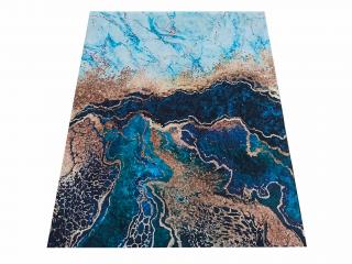 Kék MOKE modern csúszásgátlós szőnyeg Méret: 160x220 cm