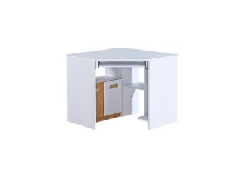 LORENTO L11 sarok íróasztal - fehér