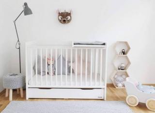 MODERN Cot kiságy 120x60 Tároló fiók: Tároló fiókkal