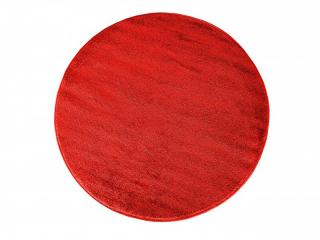 Piros kerek LORA szőnyeg Méret: 100x100 cm