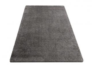 Sötétszürke ENZO puha shaggy szőnyeg Méret: 200x290 cm