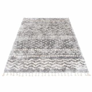 Sötétszürke skandináv ONTARY shaggy szőnyeg Méret: 200x300 cm