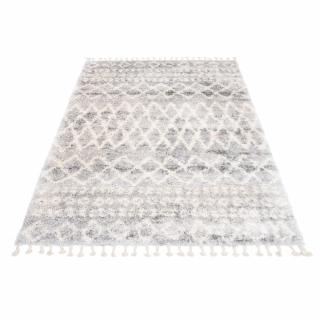 Szürke CROMAN shaggy szőnyeg Méret: 120x170 cm