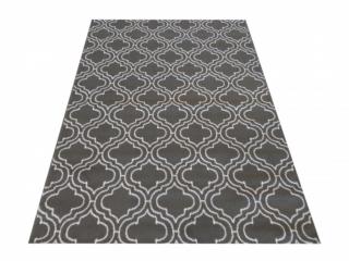 Szürke - fehér modern POLDA szőnyeg Méret: 120x170 cm