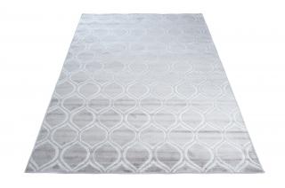 Szürke - fehér modern WILD szőnyeg Méret: 160x230 cm