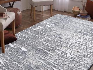 Szürke-krémszínű márványos HALLE szőnyeg Méret: 160x220 cm