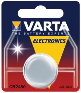 CR2450 3V-560MAH LITHIUM GOMBELEM VARTA ew02643