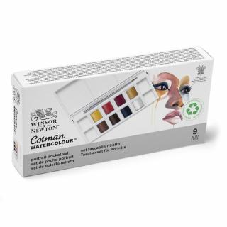 Akvarell festék készlet 8 db-os félszilke - portré készlet Winsor & Newton