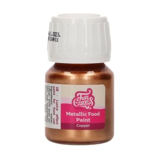 Bronz metál ételfesték - Metallic Food Paint Copper 30ml