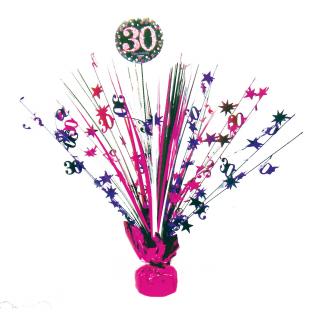 Dekoráció ünnepségre - csillogó rózsaszín 30. születésnap
