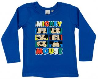 Fiú hosszú ujjú póló - Mickey Mouse világoskék Méret - gyermek: 92/98
