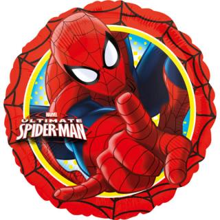 Fólia lufi - Ultimate Spiderman / Pókember kör 43 cm