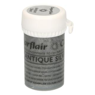 Gél festék Satin Antique Silver - Csillogó ezüst 25 g