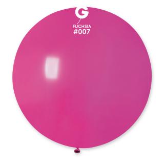 Gömb pasztell lufi 80 cm - sötét rózsaszín