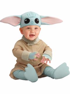 Gyerek jelmez a legkisebbeknek - Mandalorian Baby Yoda Méret - babáknak: 0 - 6 hónap