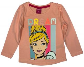 Hosszú újjú lányos trikó - Hamupipőke Disney rózsaszín Méret - gyermek: 104
