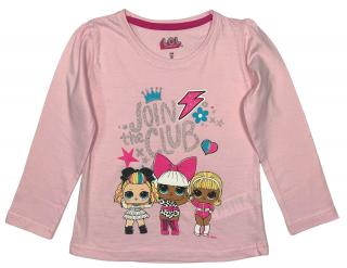 Hosszú újjú lányos trikó - LOL Surprise rózsaszín Méret - gyermek: 104