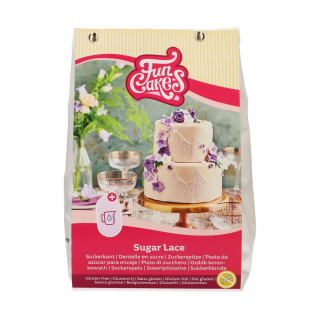 Keverék ehető csipkéhez FunCakes Mix for Lace White 400 g glutén nélkül Gluten Free