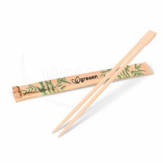 Kínai pálcika (bambusz FSC 100%), Ø6mm x 21cm párban csomagolva [50 pár]