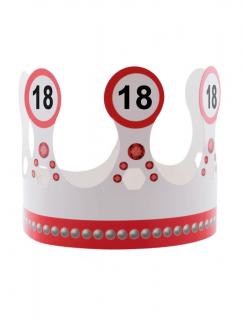 Királyi korona - 18. születésnapi közlekedési tábla