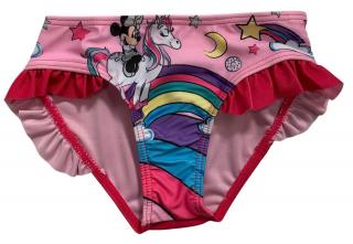 Lányos bikini alsó - Minnie Mouse Egyszarvú világos rószaszín Méret - gyermek: 122