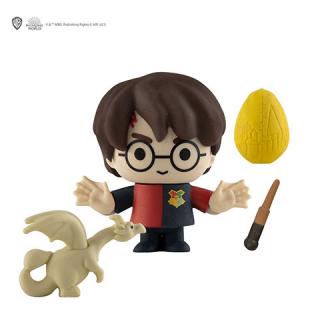 Mini figura Harry, sárkány és tojás - Harry Potter