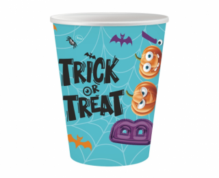 Papírpoharak - Halloween Trick or Treat 250 ml 6 db
