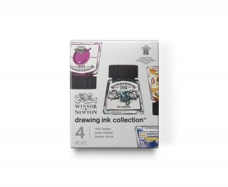 Rajztinta készlet 4 db-os - gazdag tónusok Winsor & Newton