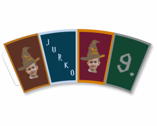 Személyre szabott papír poharak 6 db - Harry Potter