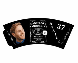 Személyre szabott papír poharak 6 db - Jack Daniel´s