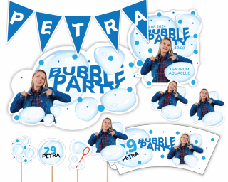 Személyre szabott születésnapi szett - Bubble party