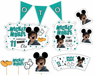 Személyre szabott születésnapi szett - Mickey Mouse