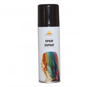 Színes hajszínező spray 125 ml különböző színekben Szín: Fekete