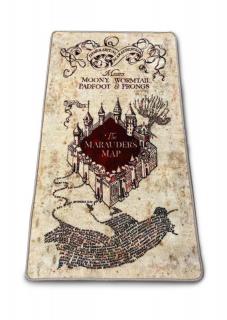 Szőnyeg Harry Potter - Tekergők térképe 76 x 133 cm