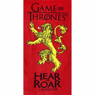 Törölköző - Game of Thrones Lannister piros 70 x 140 cm
