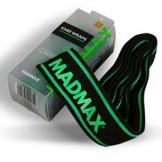 MadMax Elastic Knee Wraps 2m Black-Green (Fekete-Zöld)