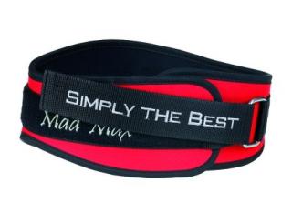 MadMax Öv Simply The Best Belt Textil Red/Black (Piros/Fekete) L (Nagy)