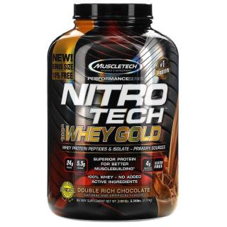 Muscle Tech Nitro Tech 100% Whey Gold 2270g Double Rich Chocolate ( Csokoládé)