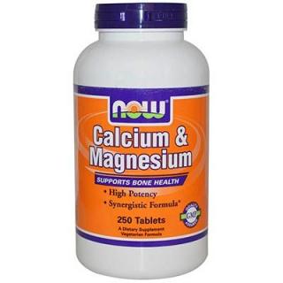 Now Foods Calcium &amp; Magnesium 100 Tablets 100 tabletta