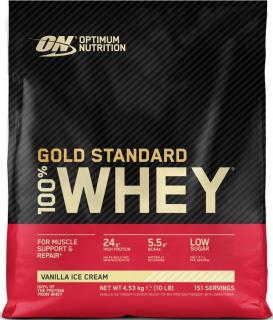 Optimum Nutrition Gold Standard 100% Whey 4545g Delicious Strawberry ( Eper )
