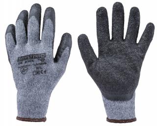 1LAGB08 SG810L TENYERÉN FEKETE LATEX MÁRTOTT SZÜRKE VÉDŐKESZTYŰ