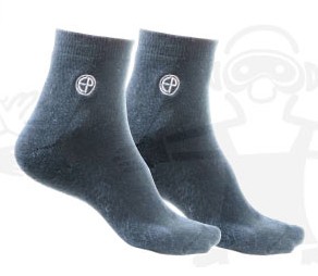 BASG3_Bamboussa 85% bambusz, 15% Spandex, antibakteriális szürke bokazokni BASG3-4-es