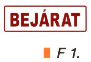 Bejárat F1