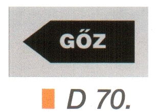 Csövezeték jelölése - göz D70