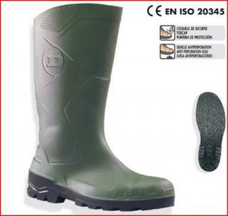 DUNLOP Devon acélbetétes PVC munkacsizma (S5 SRA) GAND95238-47