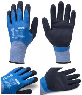 EUROLITE POLIÉSZTER MUNKAVÉDELMI KESZTYŰ LATEX TENYÉRREL 7-11_1LACE00009