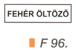 Fehér öltözö F96